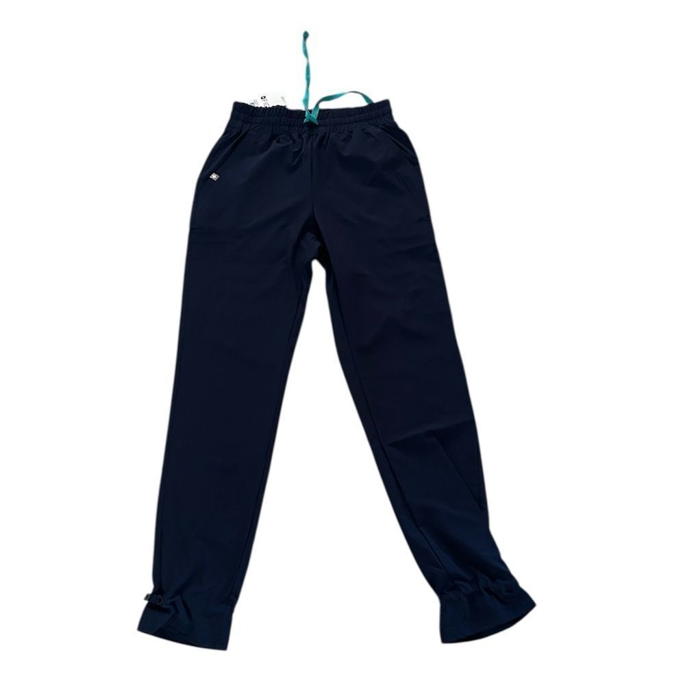 Figs Womens Saumer High Waisted Fionlite Jogger Scrub Pants, Navy, Size XS, NWT